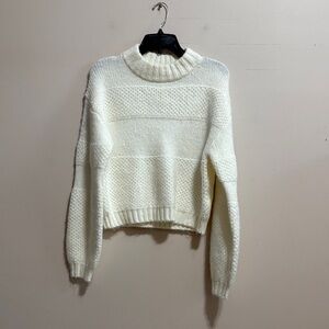 BP Cream Textured Turtleneck Sweater size XS NWOT
